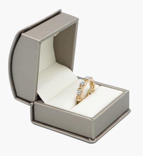 Estuche Para Anillo -Champegne-