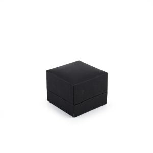 Estuche Para Anillo -Cuarzo- -Negro-