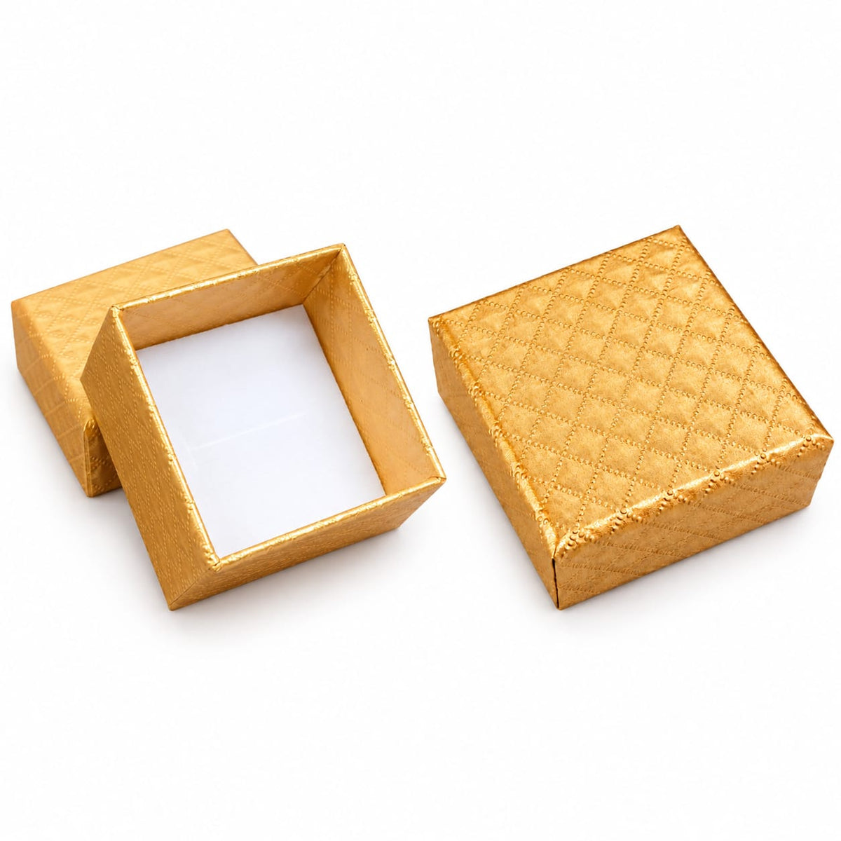 Caja Anillo -Golden-Paq 24 Pzs