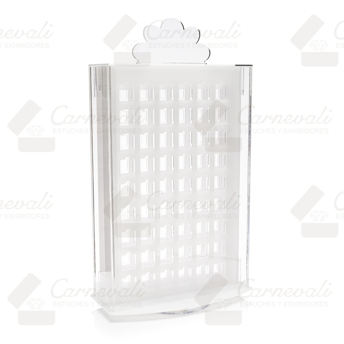 Vitrina Giratoria Para Blister De Broquel -Acrílico Transparente-