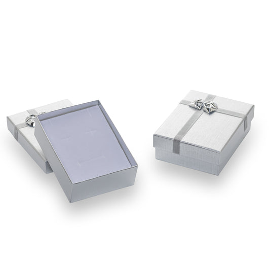Caja Brillante Juego -Plateado- Paquete 18 Pzs