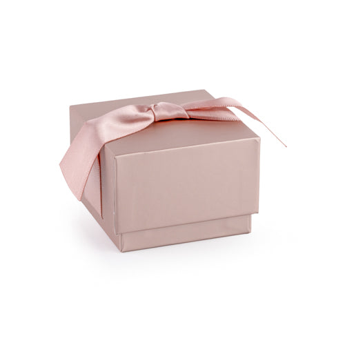 Caja Paris Para Anillo -Rose Gold- Paquete 12 Pzs