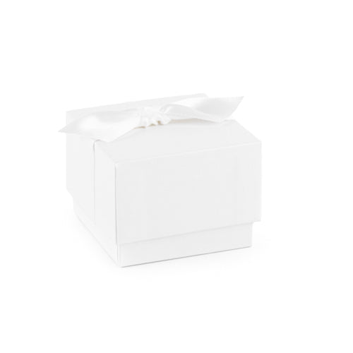 Caja Paris Para Anillo -Blanco- Paquete 12 Pzs
