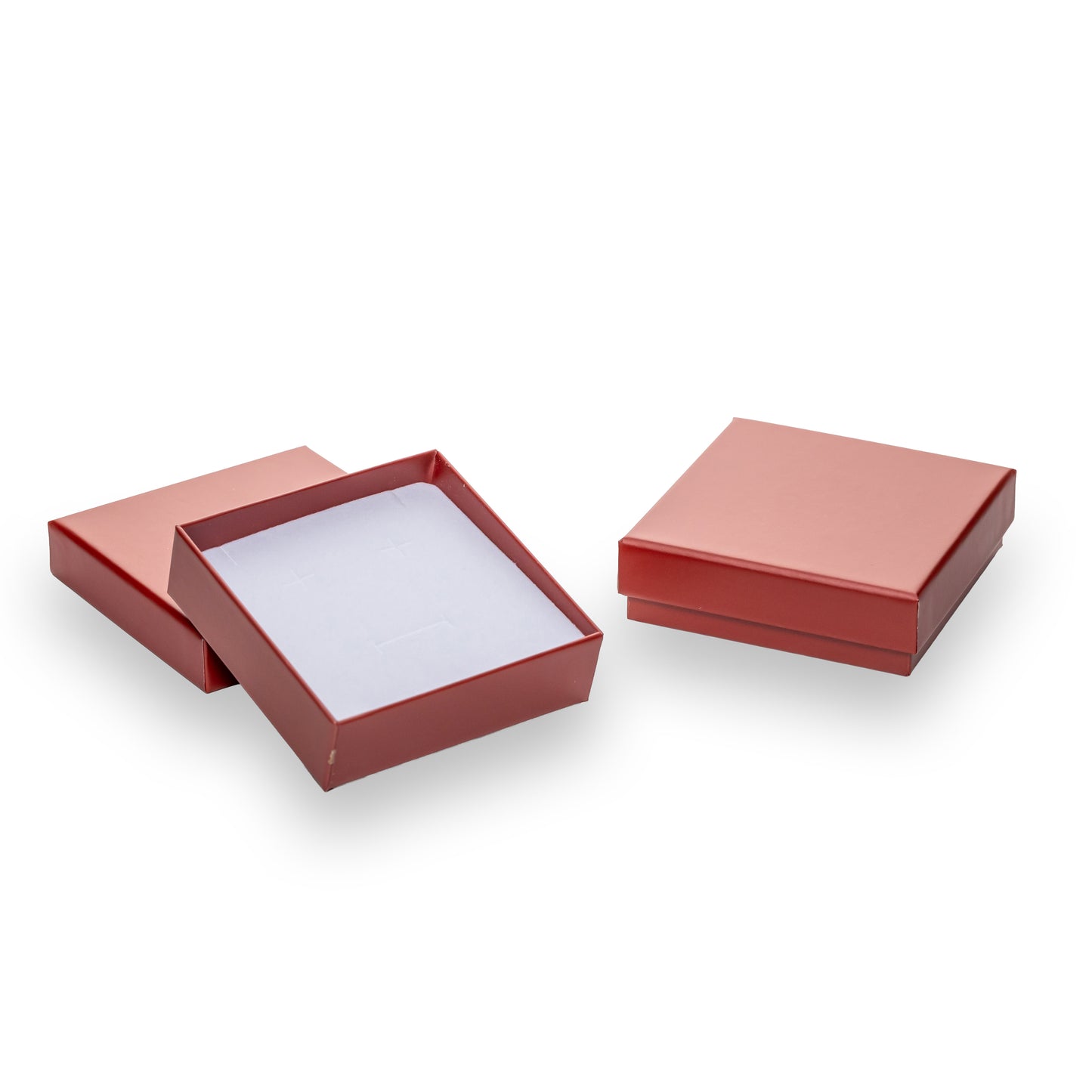 Caja Fina Cuadrada - Rojo