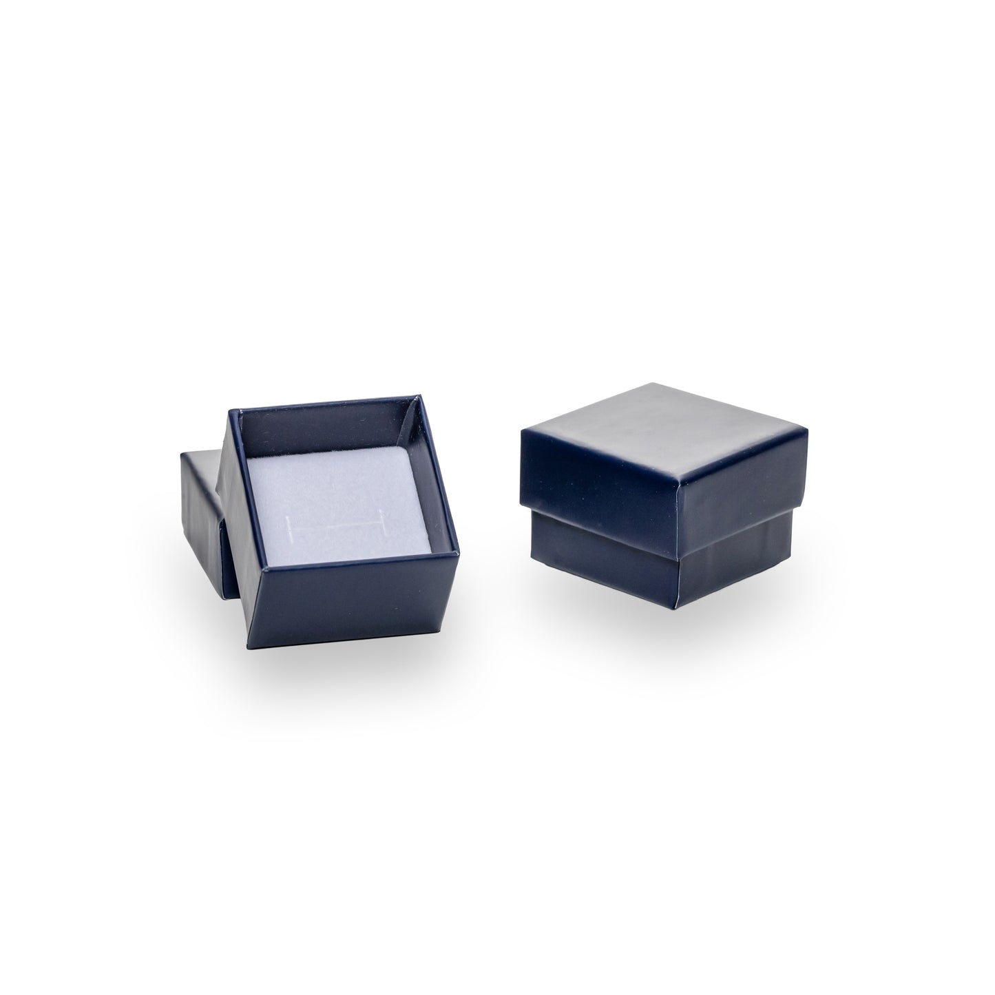 Caja Fina Anillo - Azul Marino