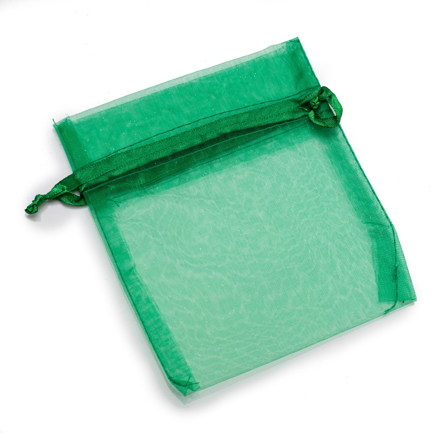 Bolsa De Organza 4x5 -Esmeralda-