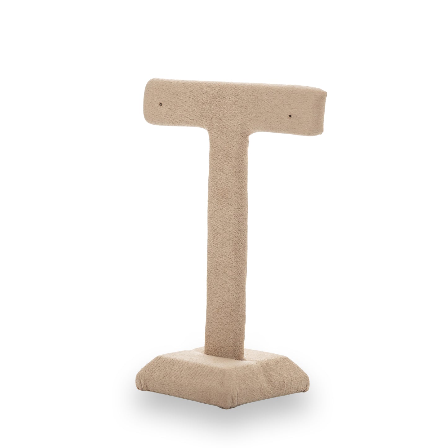 T Para Un Par De Arete -Suede Beige-