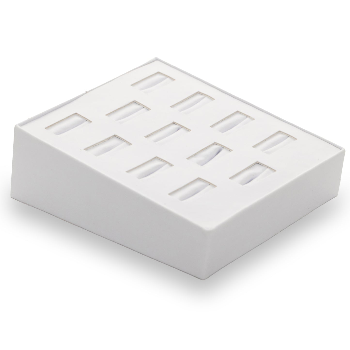 Charola Para 12 Anillos -Blanco-