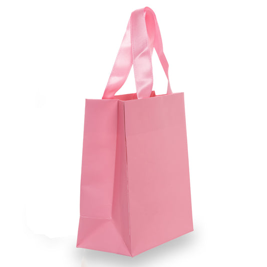 Bolsa Mediana -Rosa-Paquete 12 Piezas