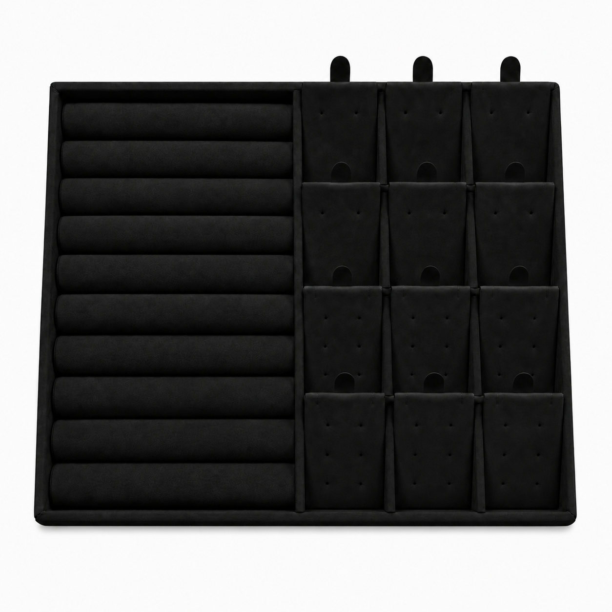 Charola Para Anillos y Broqueles -Negro-