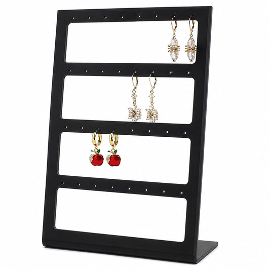 Ventana 4 Niveles Para 16 Pares De Aretes -Acrílico-