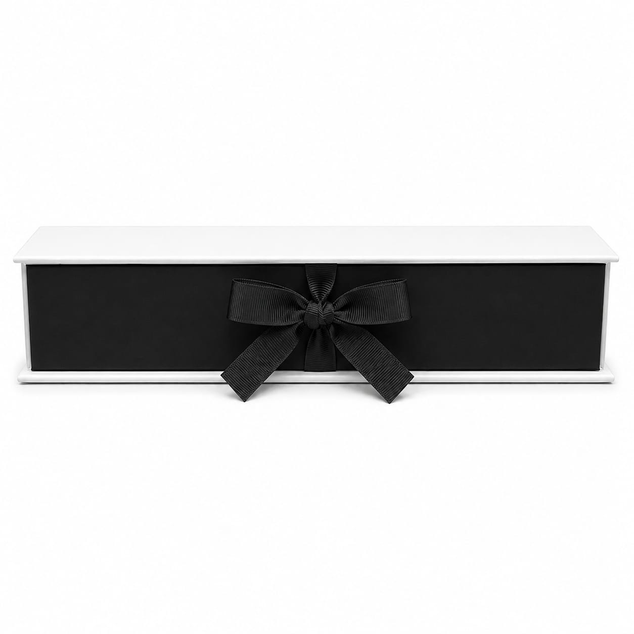 Caja Murano Para Pulsera -Blanco/Negro-