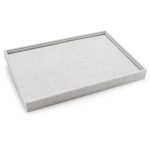 Charola Para 100 Anillos -Velour Gris-