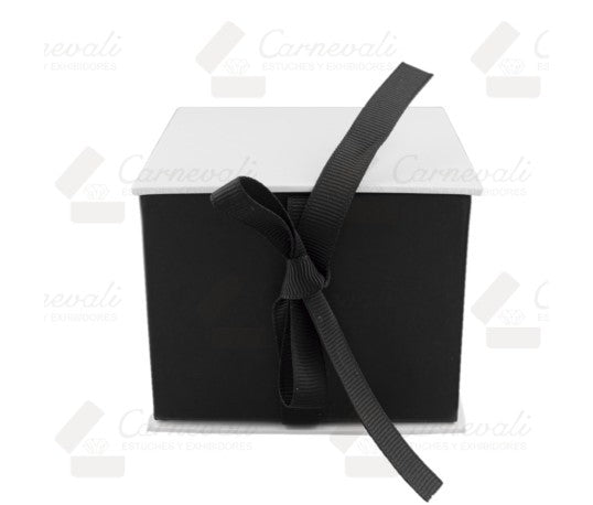 Caja Para Reloj Blanco/Negro