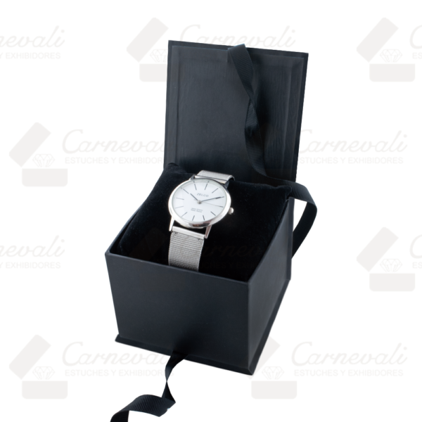 Caja Para Reloj Negro/Negro