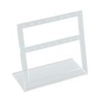 Exh 2 Niveles Para 8 Pares De Aretes Acrilico Glass