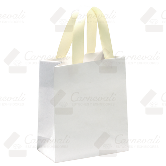 Bolsa De Papel Mate Mediana