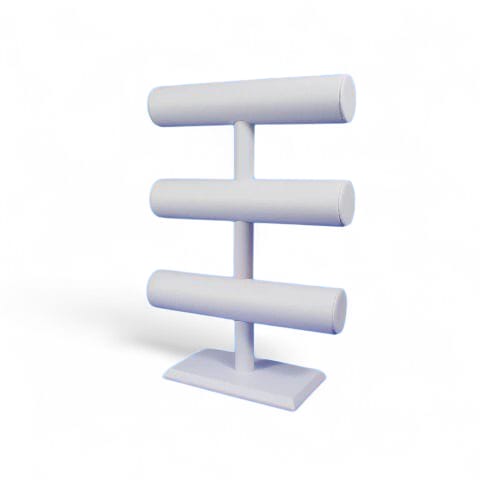 Barra Triple Vertical Para Pulseras -Blanco-