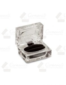 Estuche Acrílico Ch Cristal para Argollas - Cristal