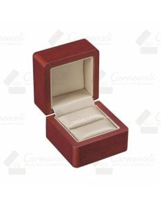 Estuche de Madera para Anillo - Nogal