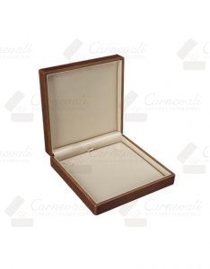 Estuche de Madera para Collar Grande - Nogal