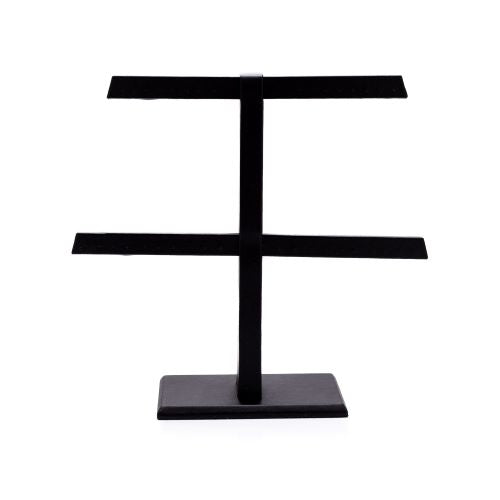Árbol Grande Para 19 Pares De Aretes -Negro-