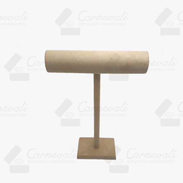 Tubo Alto Para Cadenas -Suede Beige-