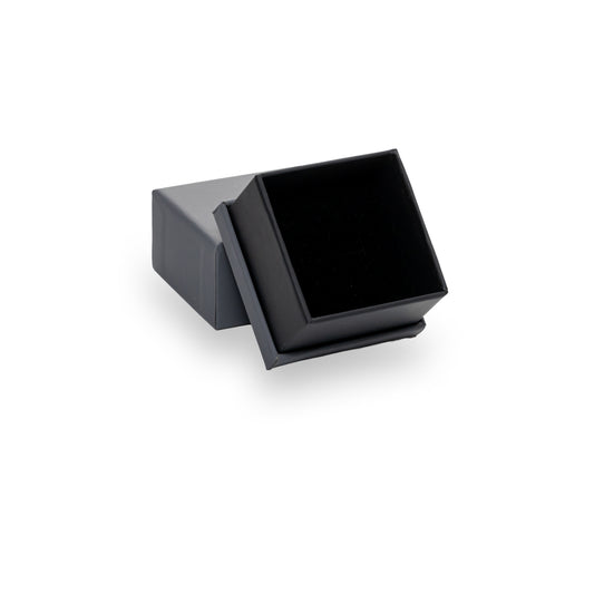 Caja Para Anillo -Gris/Negro-
