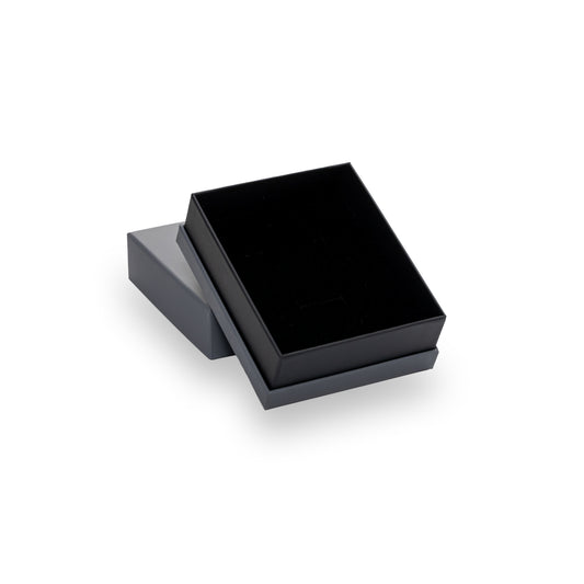 Caja Para Cadena -Gris/Negro-