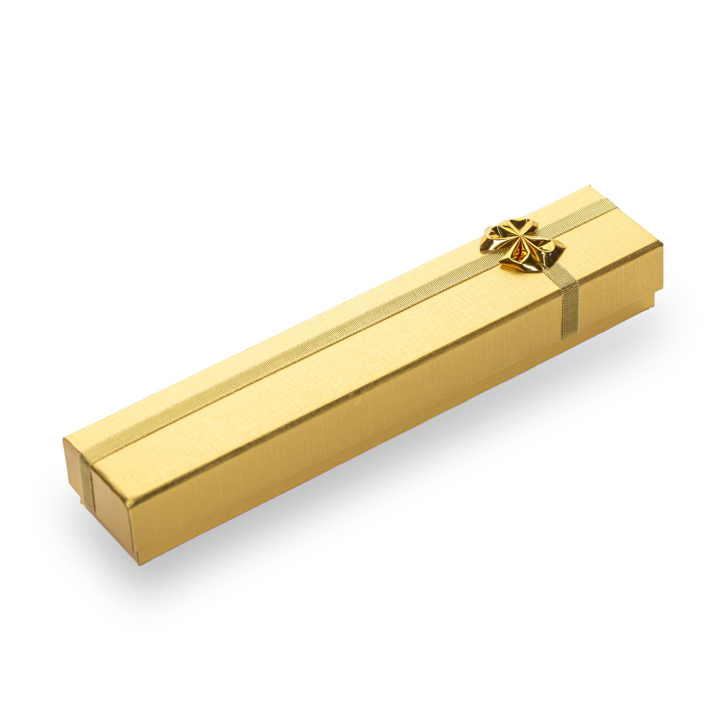 Caja Brillante Para pulsera -Dorado- Paquete 12 pzs