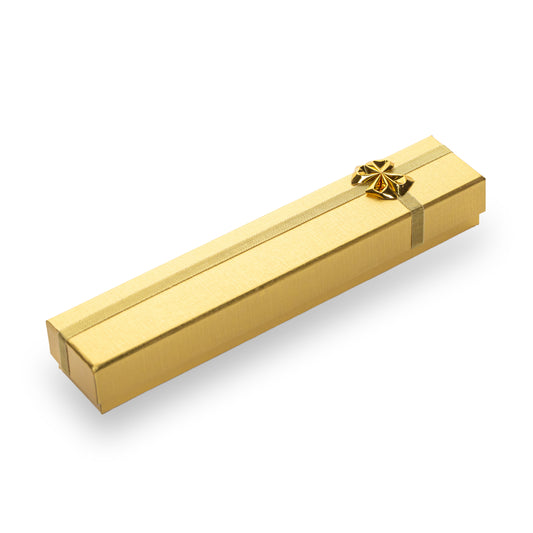 Caja Brillante Para pulsera -Dorado- Paquete 12 pzs