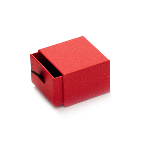 Caja Cerillo Para Anillo -Rojo-