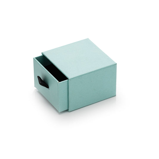 Caja Cerillo Para Anillo -Azul-