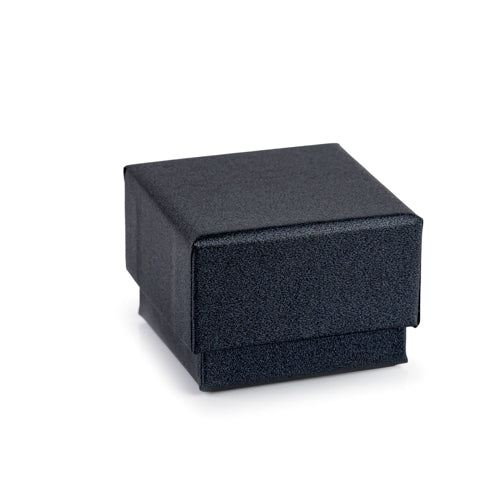 Caja Fina Para Anillo - Negro- Paquete 24 Pzs
