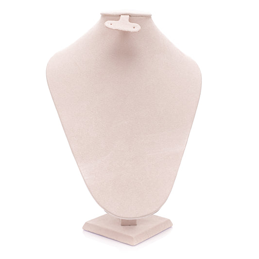 Cuello Realzado Grande Con Arete -Suede Rosa-