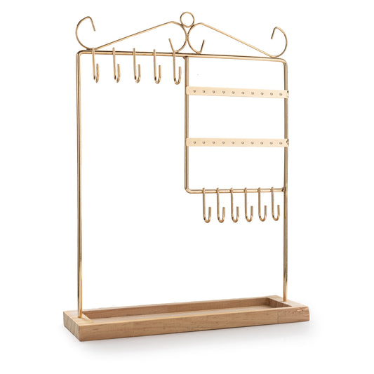 Ventana De Metal Mixta -Dorado-