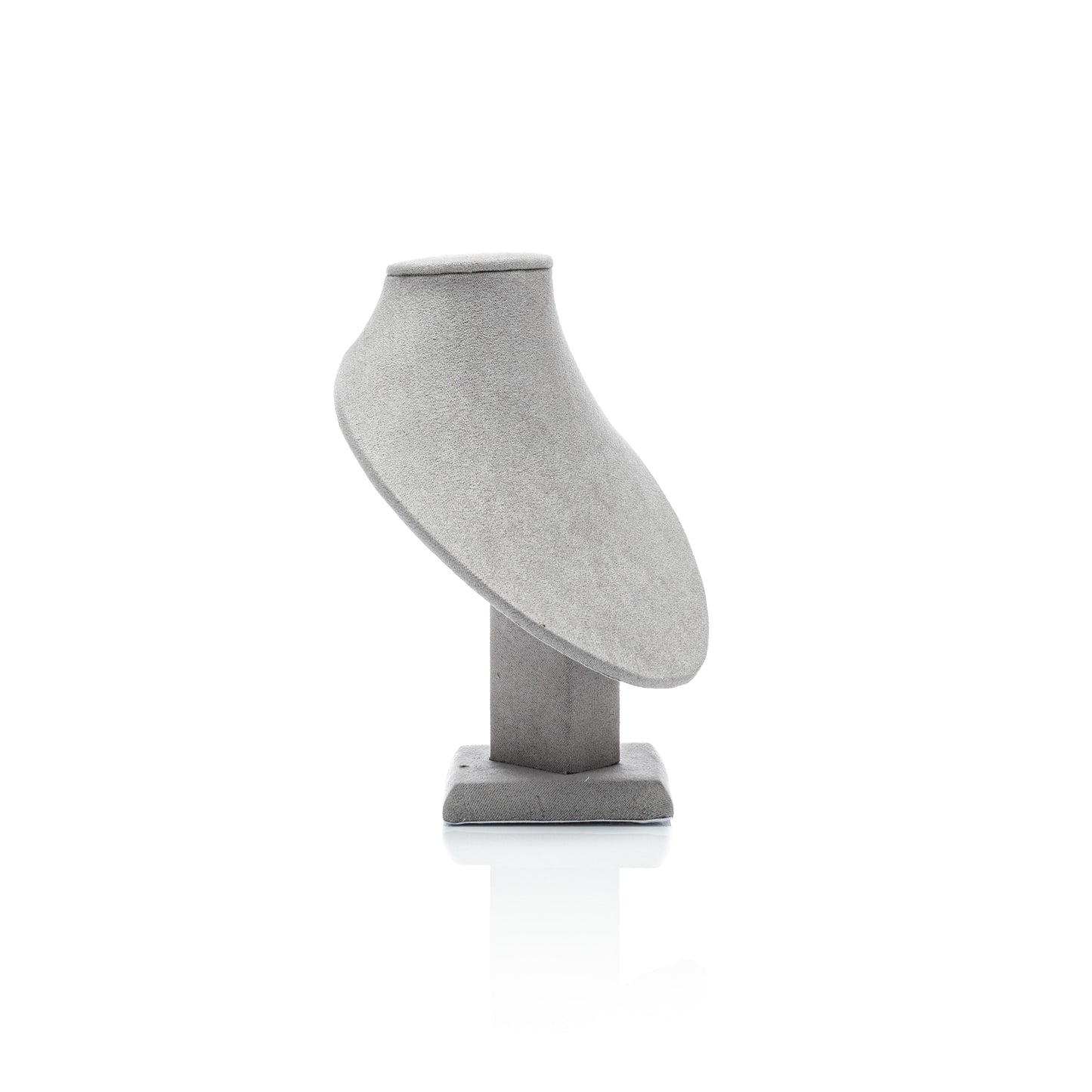 Cuello Mini De Juego Tipo Suede Gris