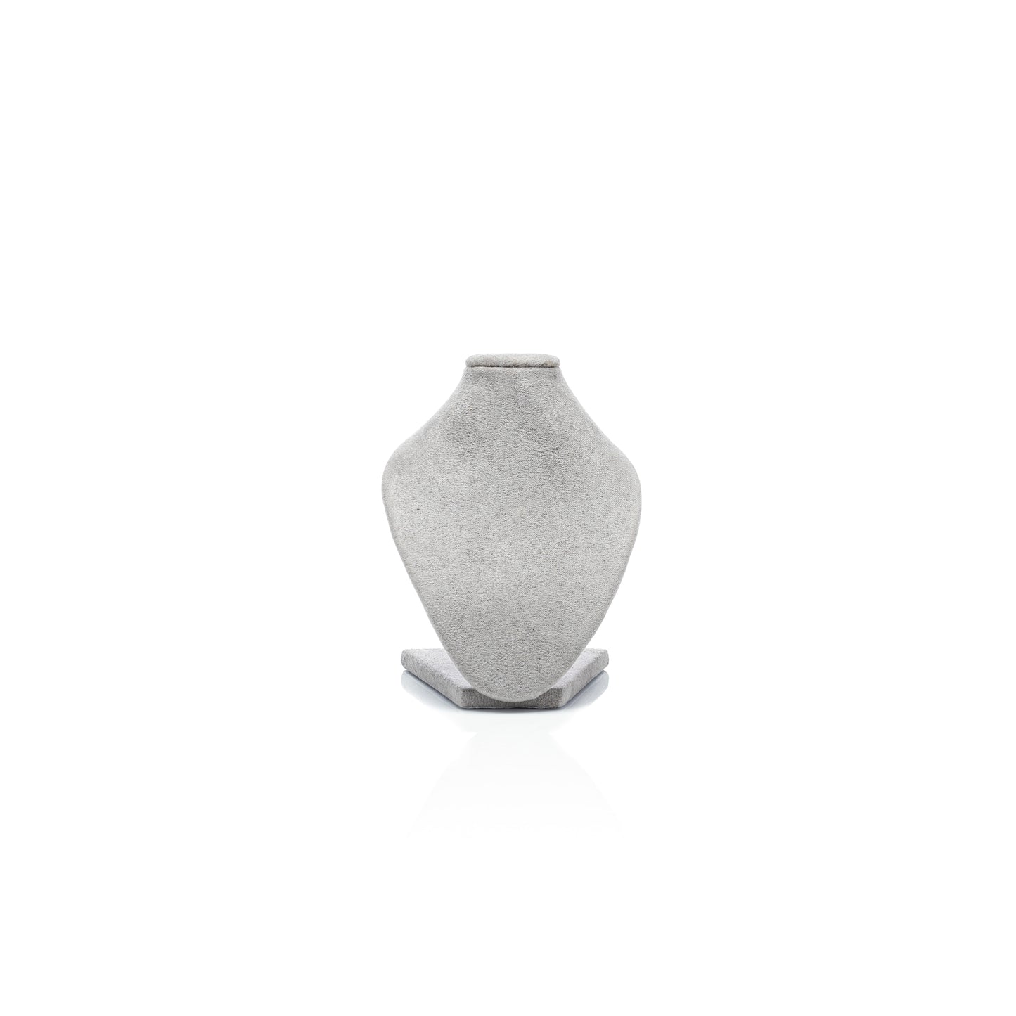 Cuello Mini Tipo Suede Gris