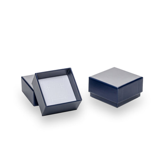 Caja Fina Arete - Azul Marino