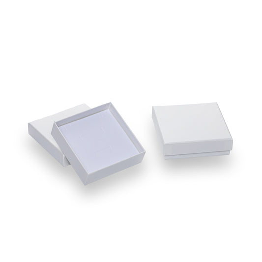 Caja Fina Cuadrada - Blanco