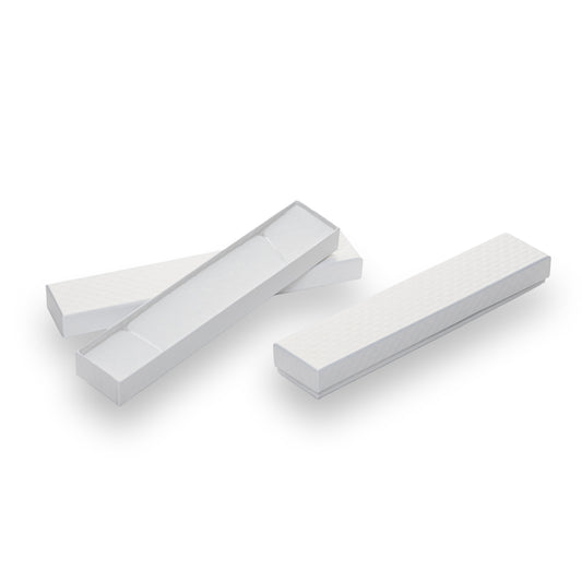Caja Pulsera - Blanco - Paq 12 Pzs