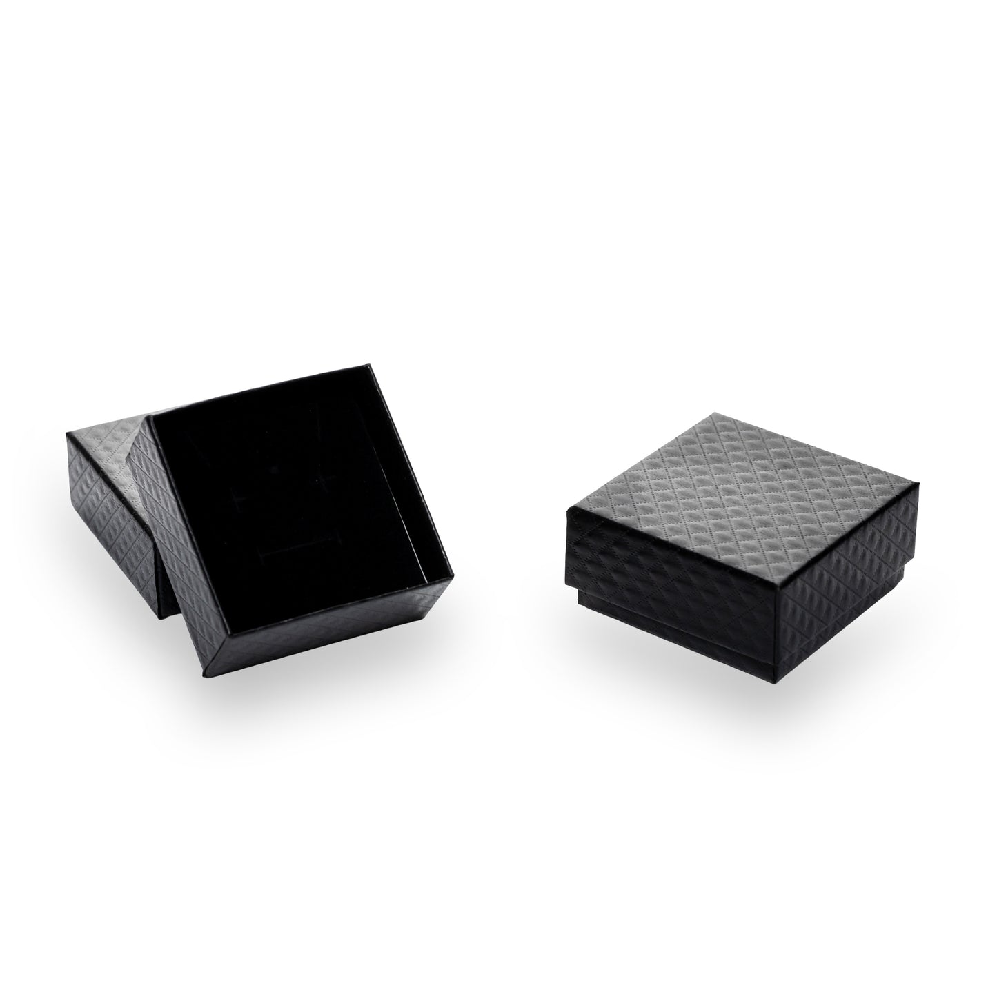 Caja Arete - Negro - Paq 24 Pzs