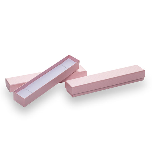 Caja Pulsera - Rosa - Paq 12 Pzs