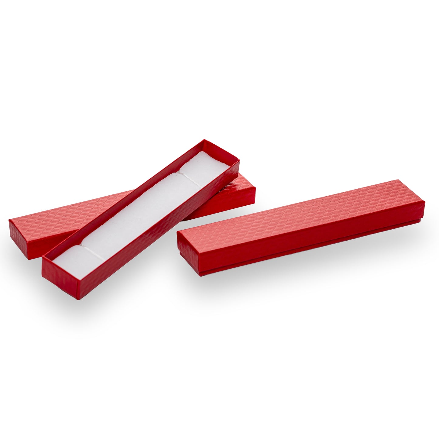 Caja Pulsera - Rojo- Paq 12 Pzs