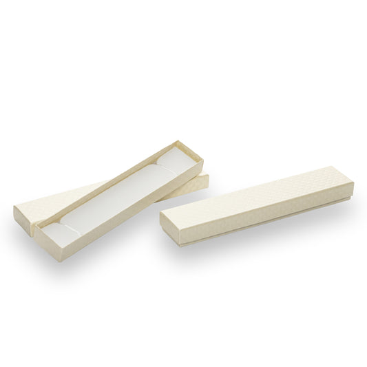 Caja Pulsera - Beige - Paq 12 Pzs