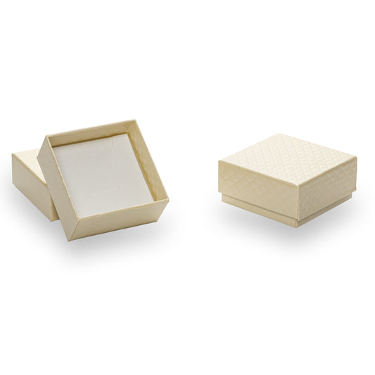 Caja Arete - Beige - Paq 24 Pzs