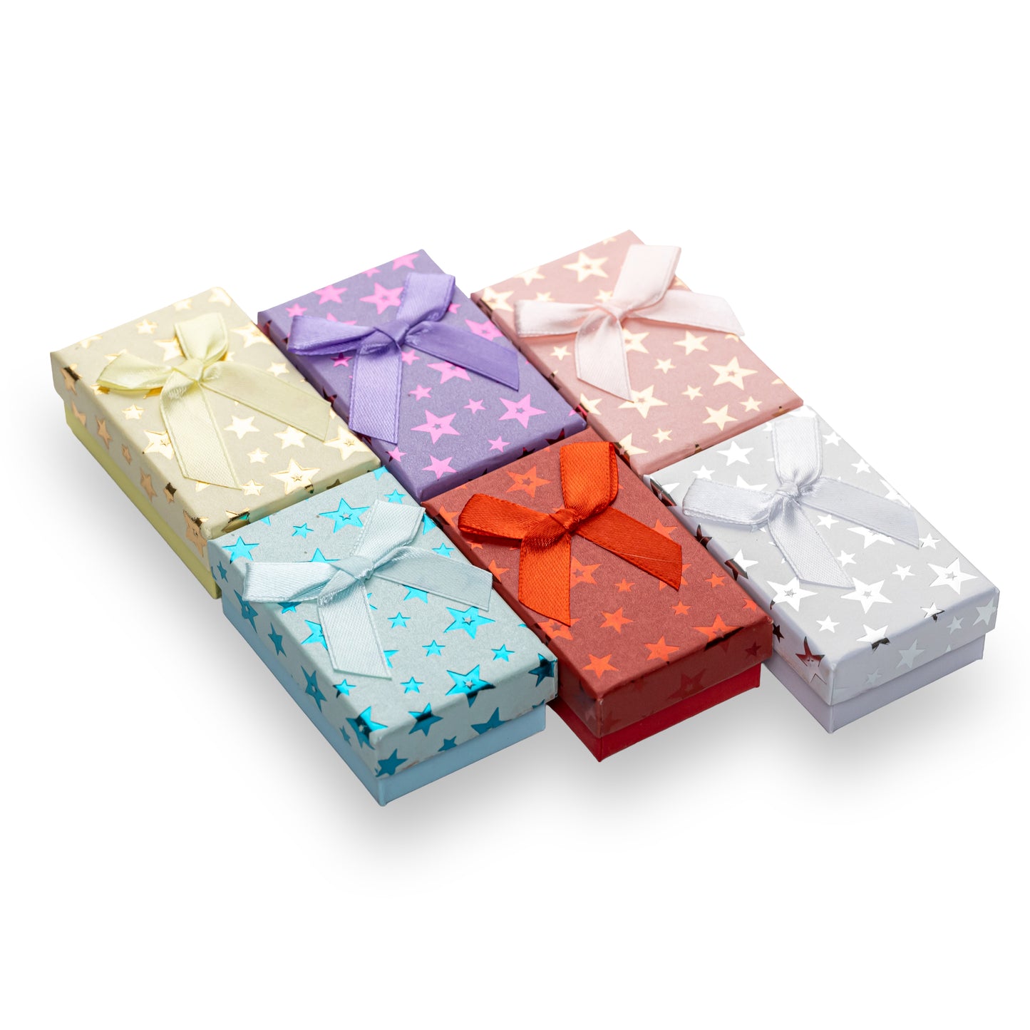 Caja Para Arete Estrella´s Paq 24 pzs