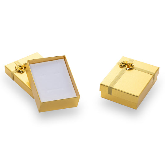 Caja Brillante Juego -Dorado- Paquete 18 Pzs