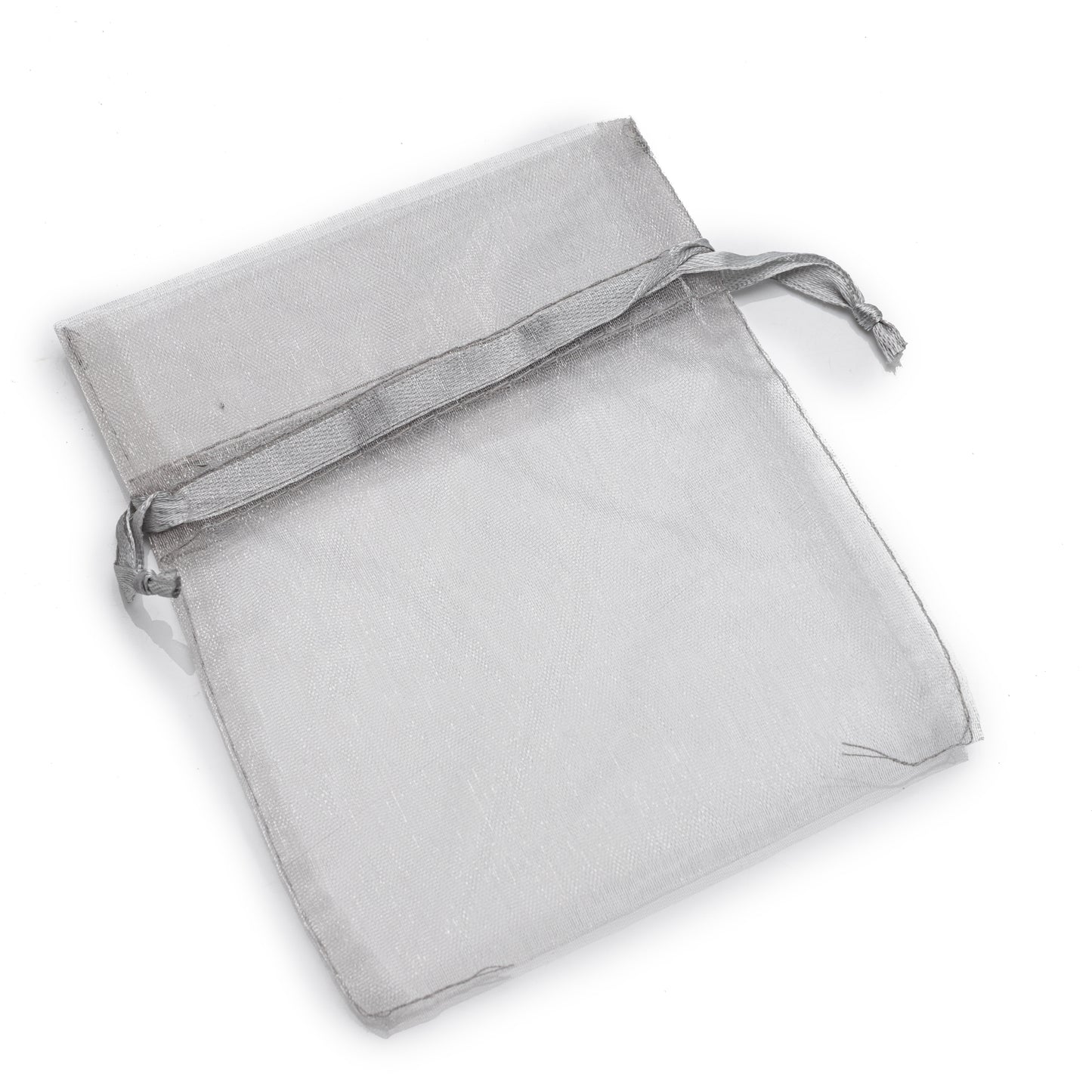 Bolsa De Organza 4x5 -Plateado-