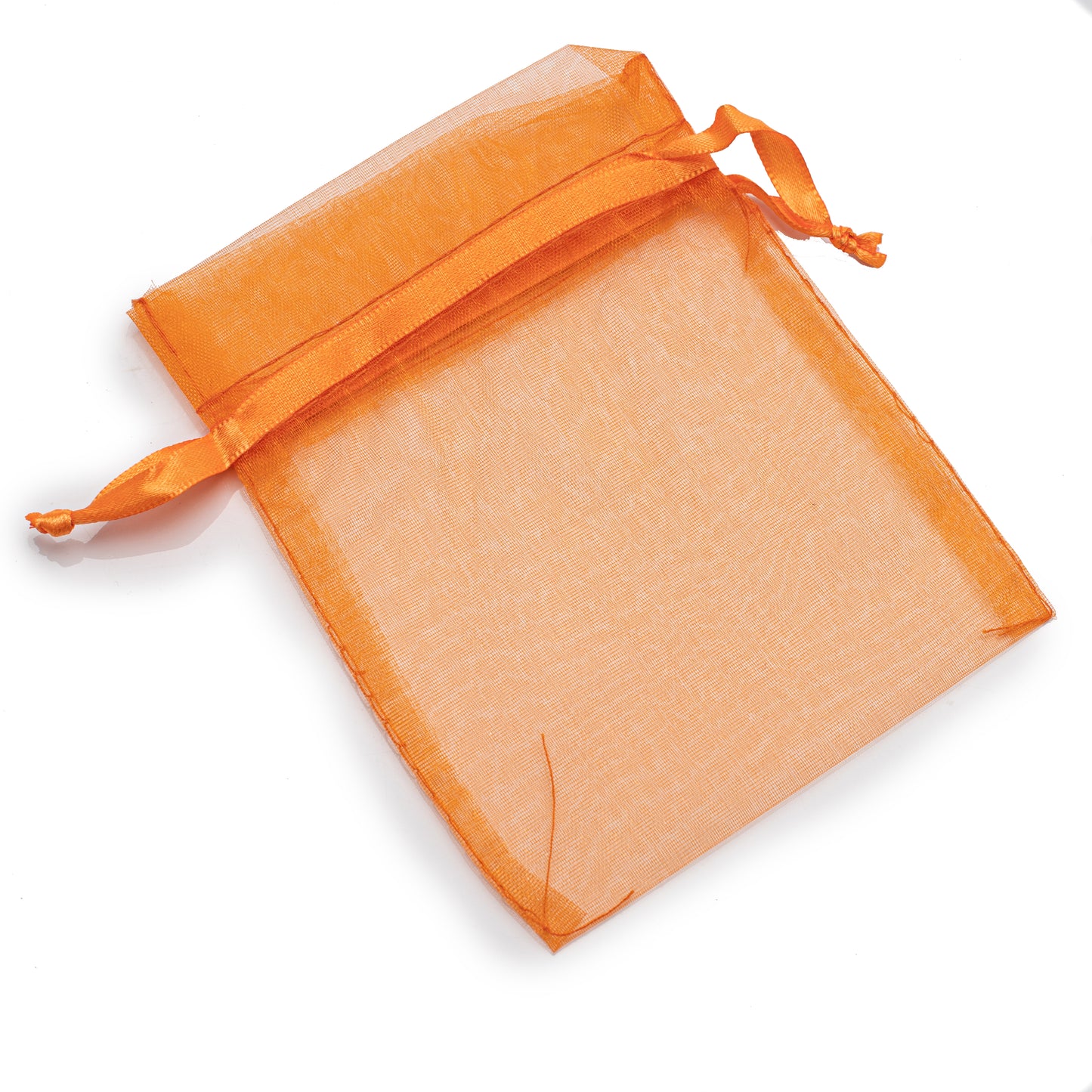 Bolsa De Organza 4x5 -Naranja-